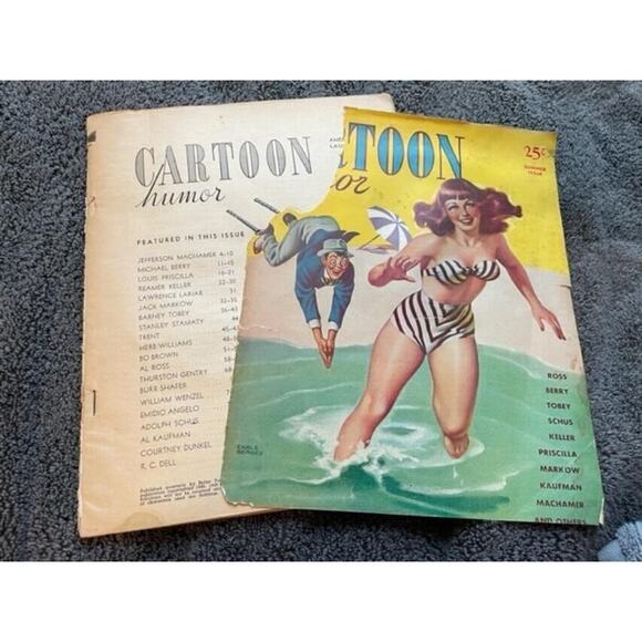 Vintage Cartoon Humor Magazine Summer 1939 - Picture 6 of 6